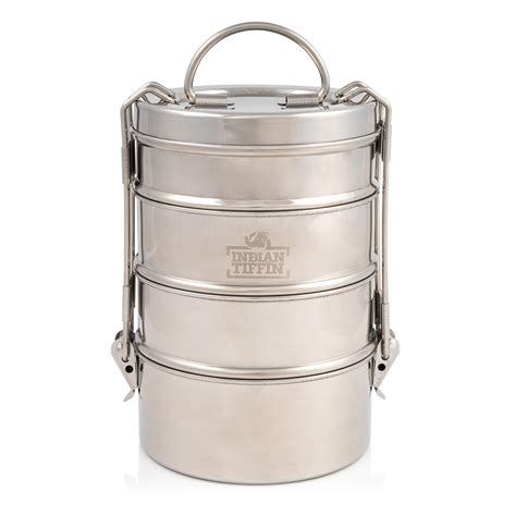 tiffin box steel online|tiffin lunch box for adult.